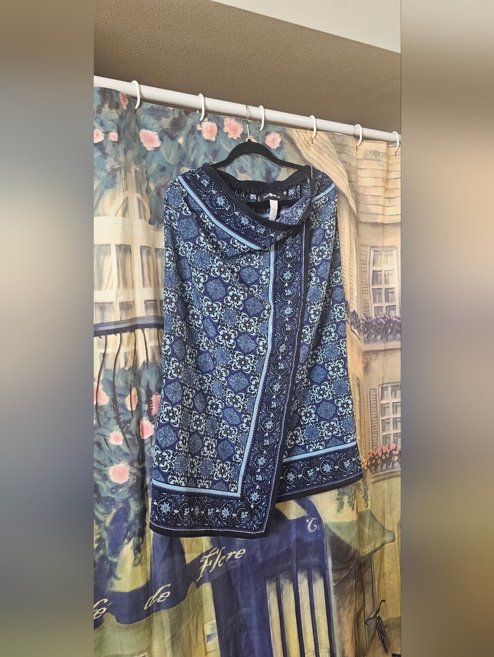 Sag Harbor Blue Paisley Skirt